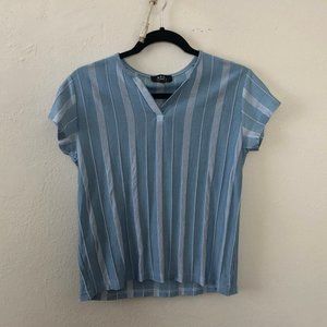 APC Fadhila Striped Blue Tunisian Shirt S
